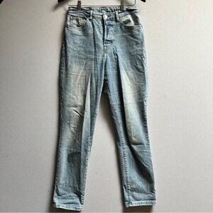 H&M &Denim Mom’s denim button fly high waisted jeans Sz 6